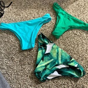 3 ZAFUl Bikini Bottoms